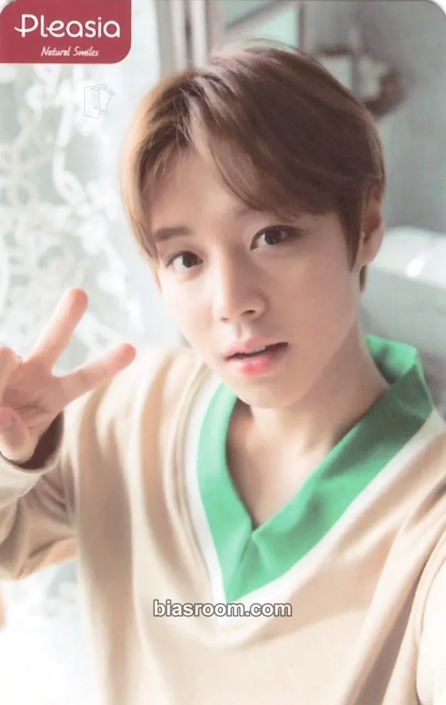 Jihoon Pleasia Toothpaste Photocard - Wanna One - Wanna One K-pop photocard