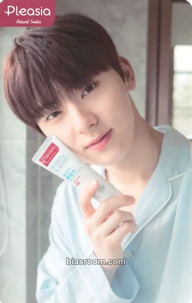 Wanna One - Minhyun - Pleasia Toothpaste Other purchase benefit sticker photocard