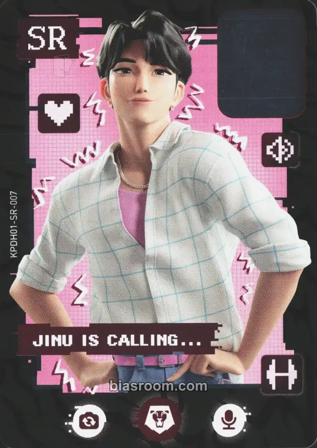 Jinu Kayou x KPop Demon Hunters Collectable Trading Cards Photocard - KPop Demon Hunters - KPop Demon Hunters K-pop photocard