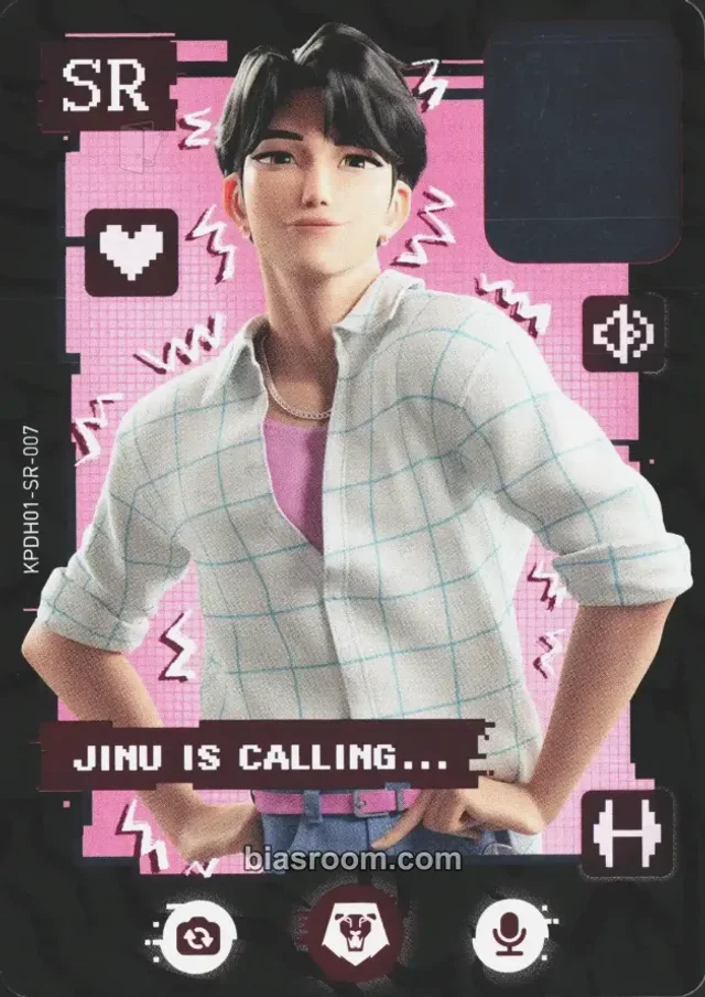 KPop Demon Hunters - Jinu - Kayou x KDH Collectable Trading Cards Other brand collaboration trading card classic version energy version