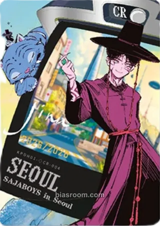 KPop Demon Hunters - Jinu - Kayou x KDH Collectable Trading Cards Other brand collaboration trading card energy version