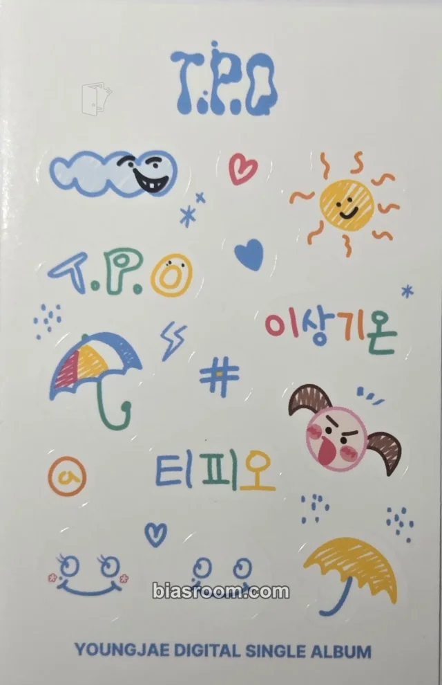GOT7 - Youngjae - T.P.O (Youngjae Solo) Album solo album sticker sheet