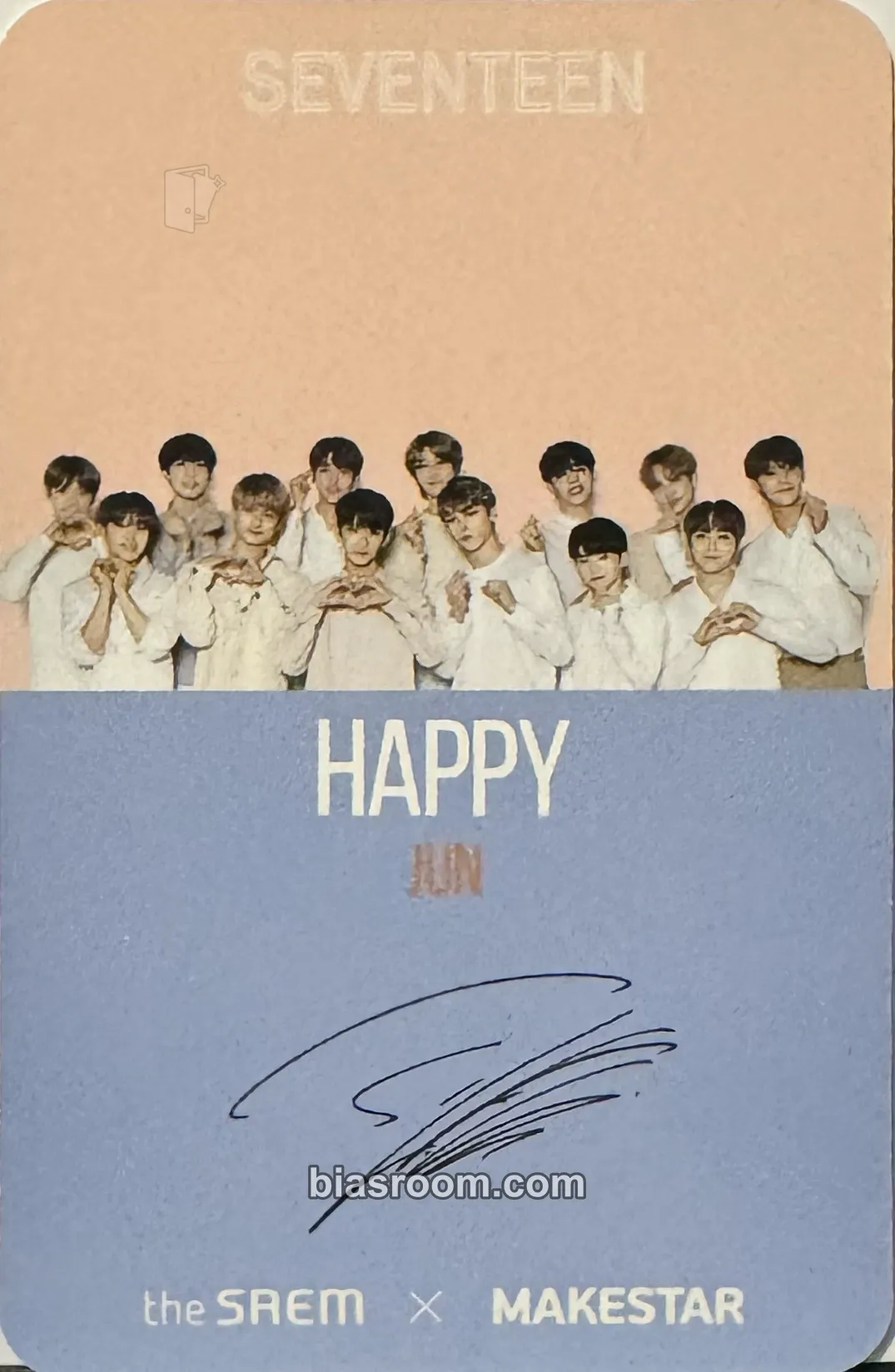 Jun THE SAEM x SEVENTEEN Brand Collaboration Photocard - SEVENTEEN