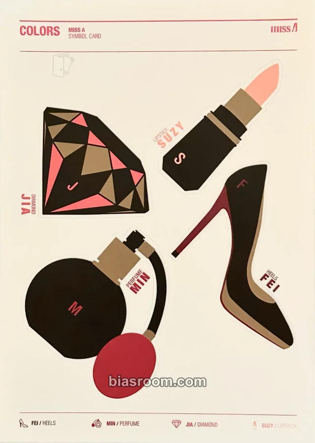 Miss A - Colors Album symbol card album inclusion