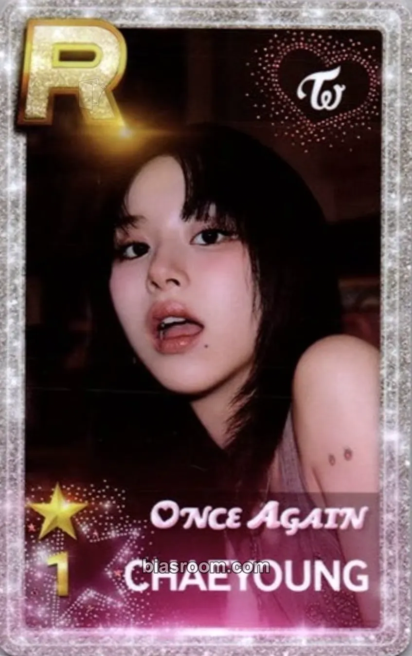 Chaeyoung TWICE x SuperStar JYPNATION Photocard - TWICE - TWICE K-pop photocard