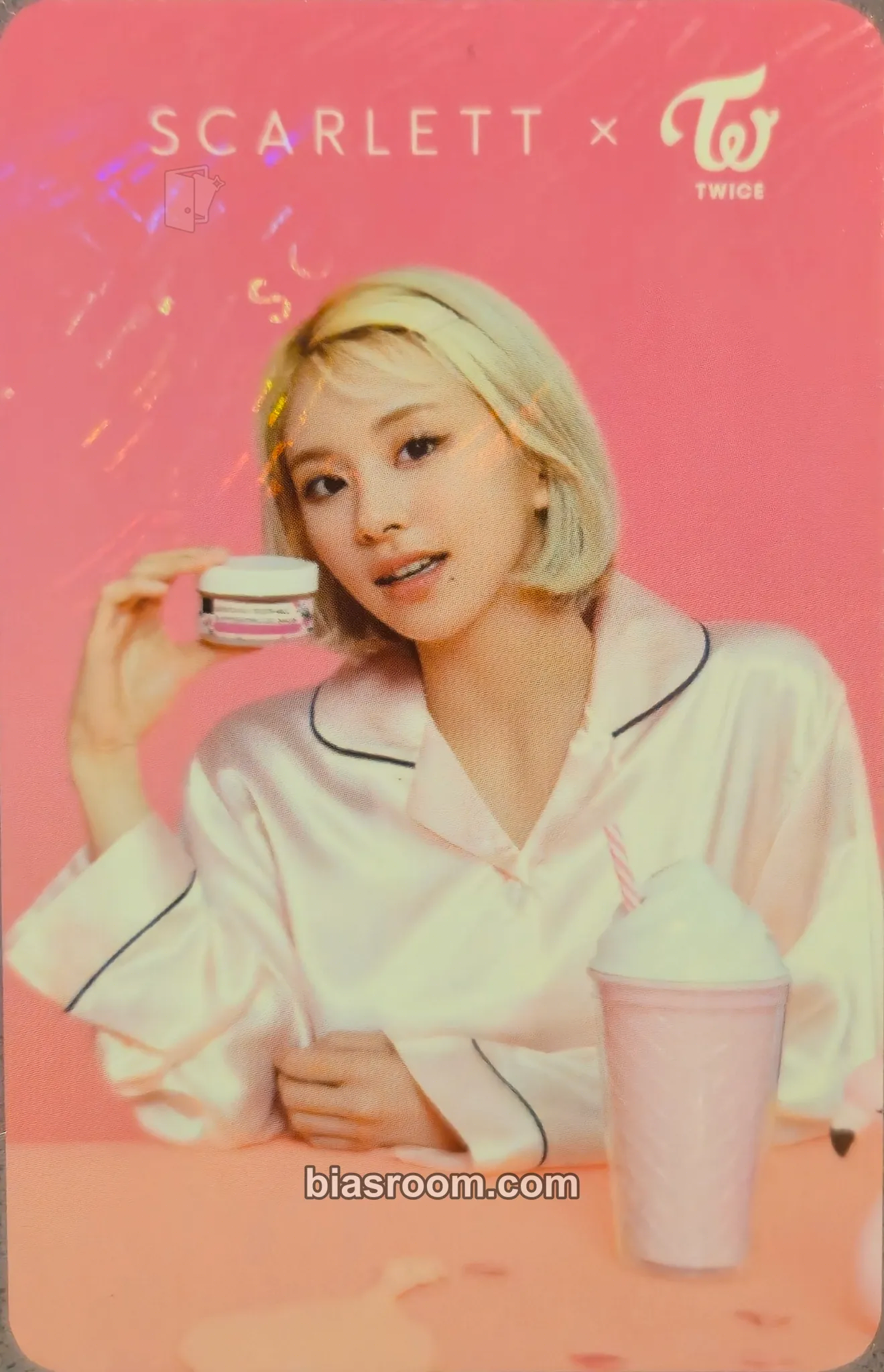 Chaeyoung TWICE x Scarlett Photocard - TWICE - TWICE K-pop photocard