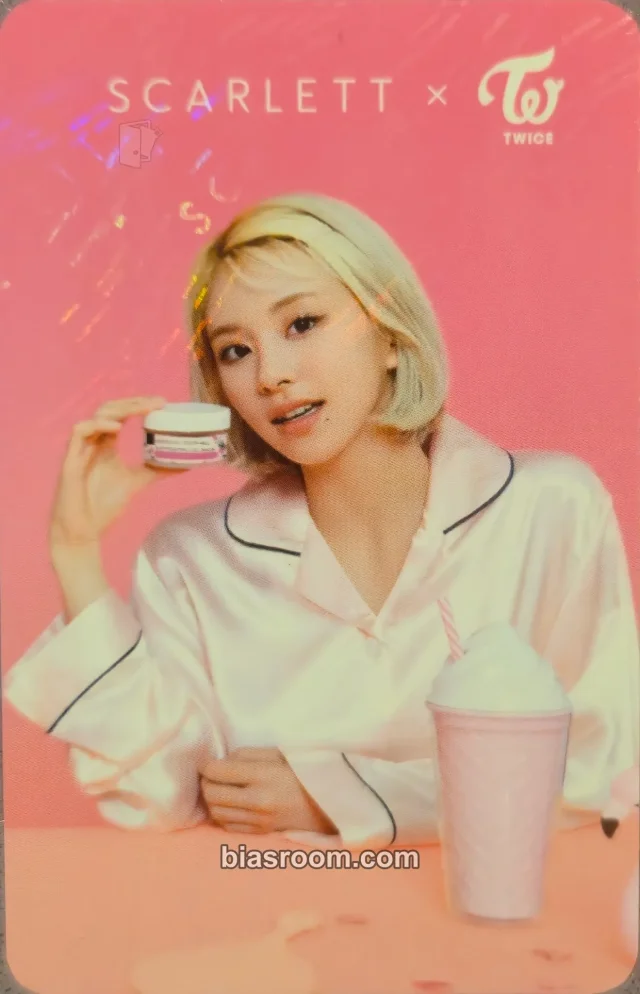 TWICE - Chaeyoung - TWICE x Scarlett Other holographic (hologram) brand collaboration round 1