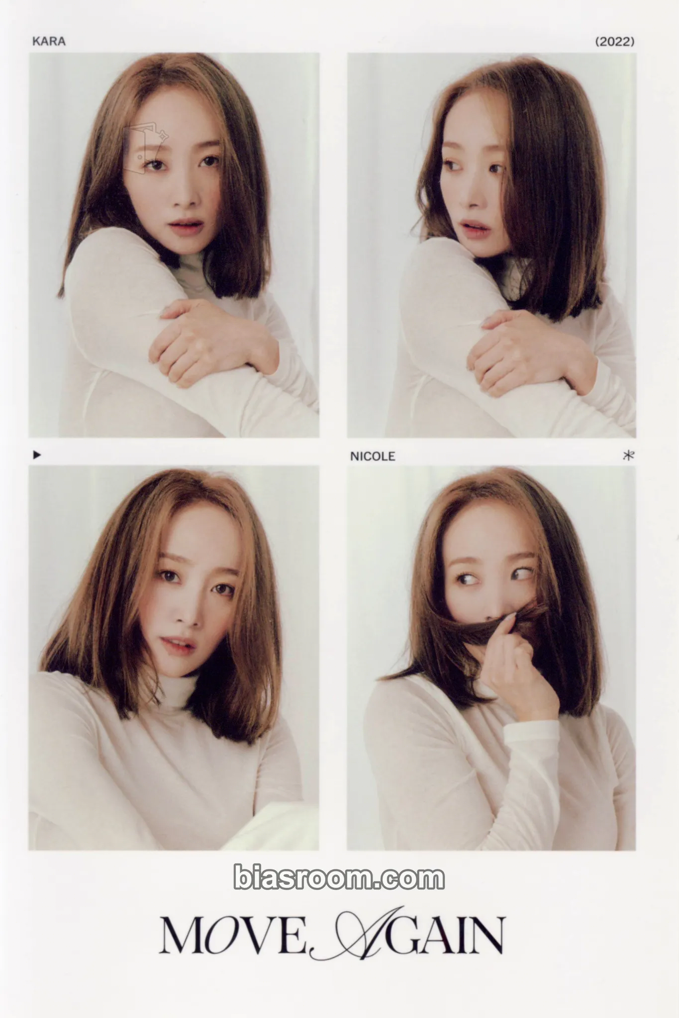 Nicole Move Again Photocard - KARA - KARA K-pop photocard