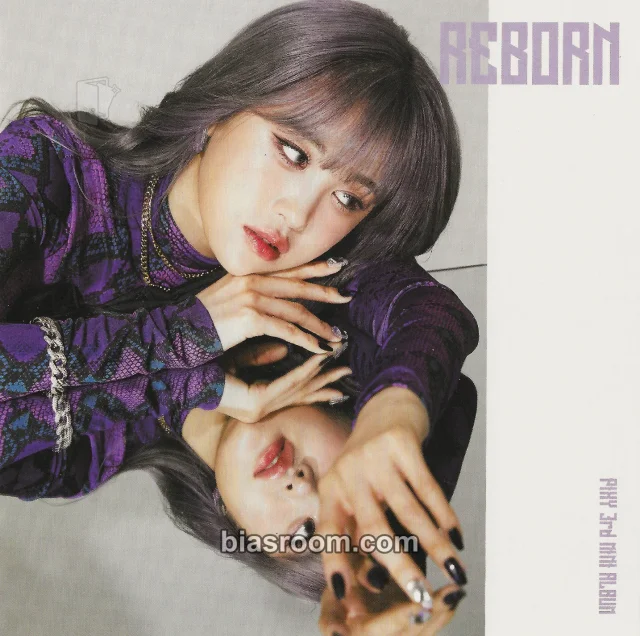 PIXY - Lola - Reborn Album purple version postcard set lyric postcard album inclusion