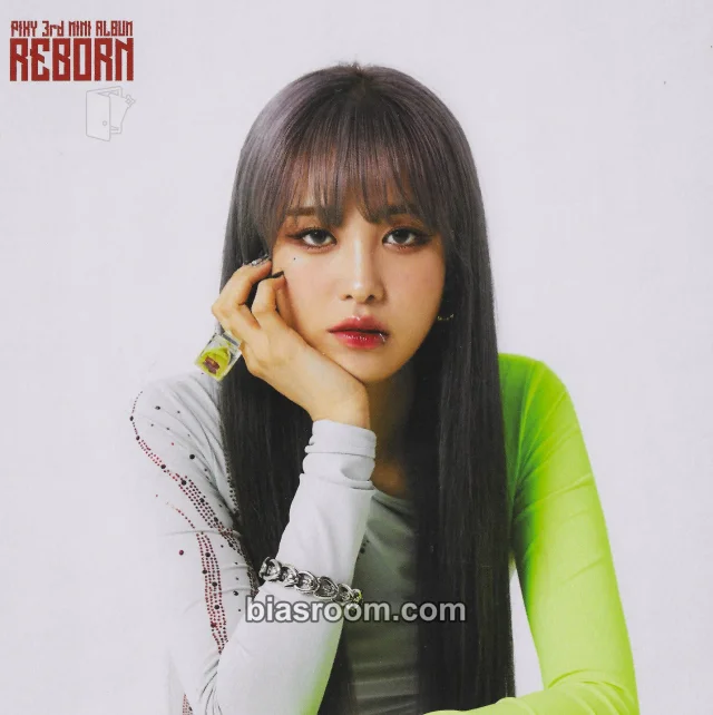 PIXY - Lola - Reborn Album white version postcard set lyric postcard album inclusion