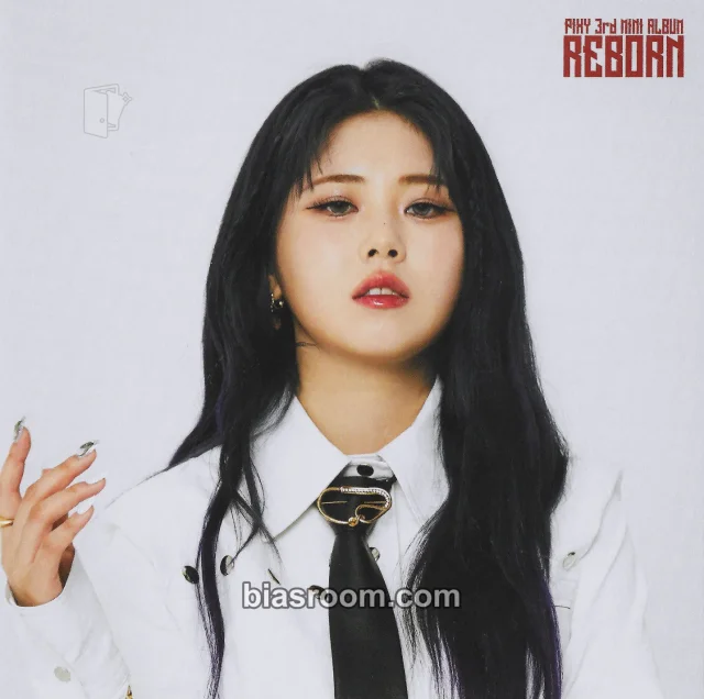 PIXY - Satbyeol - Reborn Album white version postcard set lyric postcard album inclusion