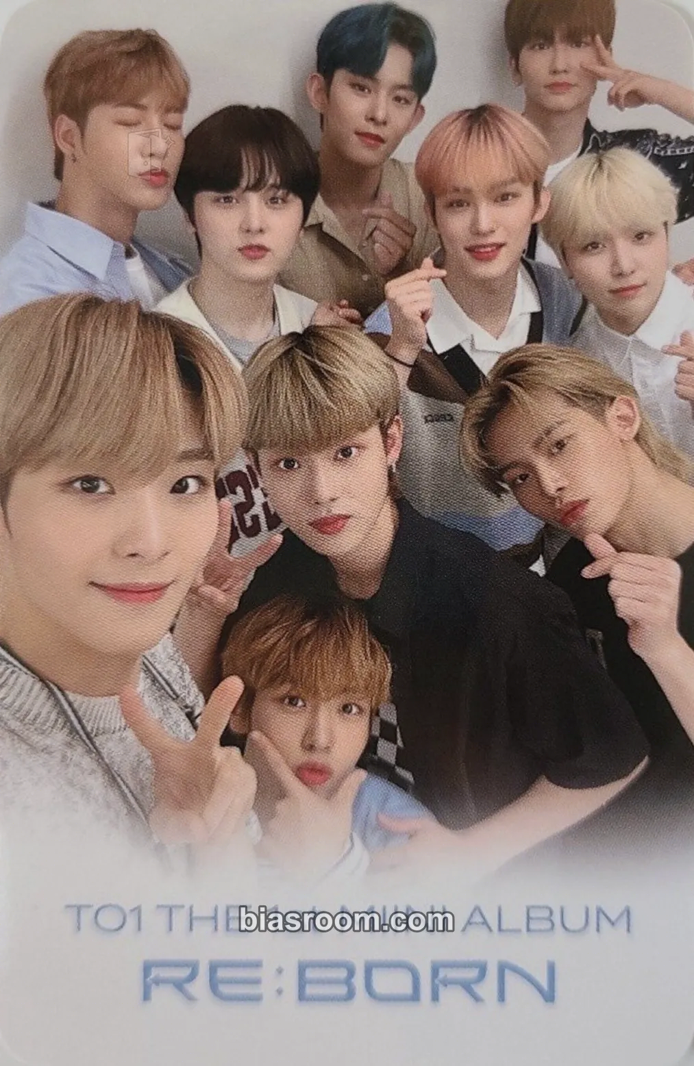 RE:BORN Photocard - TO1 - TO1 K-pop photocard