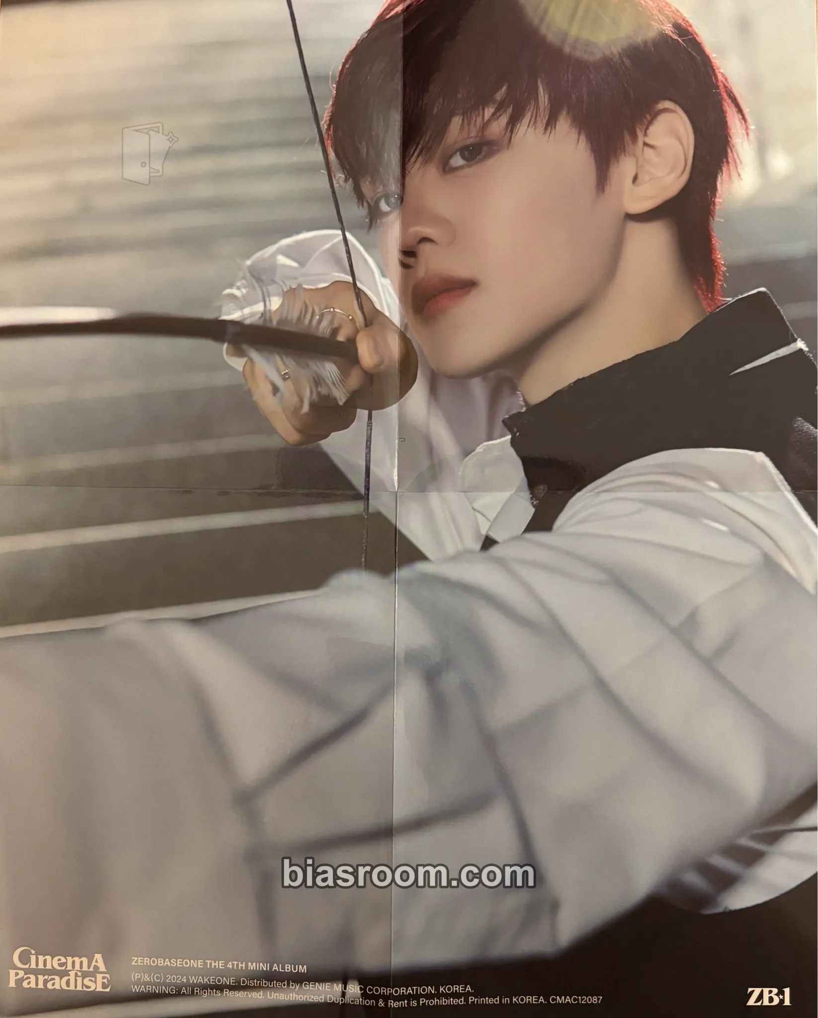 Gyuvin Cinema Paradise Photocard - ZEROBASEONE - ZEROBASEONE K-pop photocard