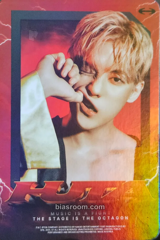 BTOB - Minhyuk - HOOK (Minhyuk Solo) Album album photocard holographic (hologram)