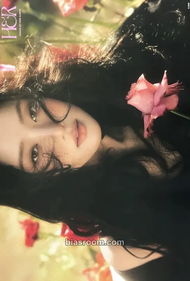 i-dle - Minnie - HER Album poster horizontal supplemental pob (pre-order benefit) 6050C version solo album