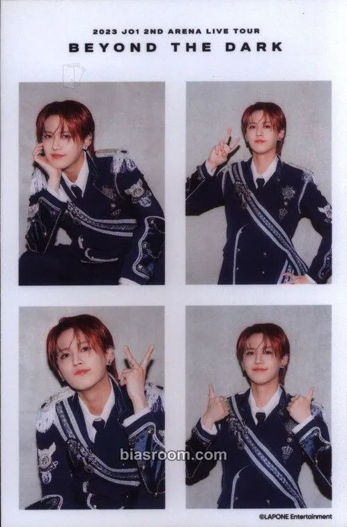 Ruki Shiroiwa 2023 2ND ARENA LIVE TOUR - 'BEYOND THE DARK:RISE in KYOCERA DOME OSAKA' Photocard - JO1 - JO1 K-pop photocard