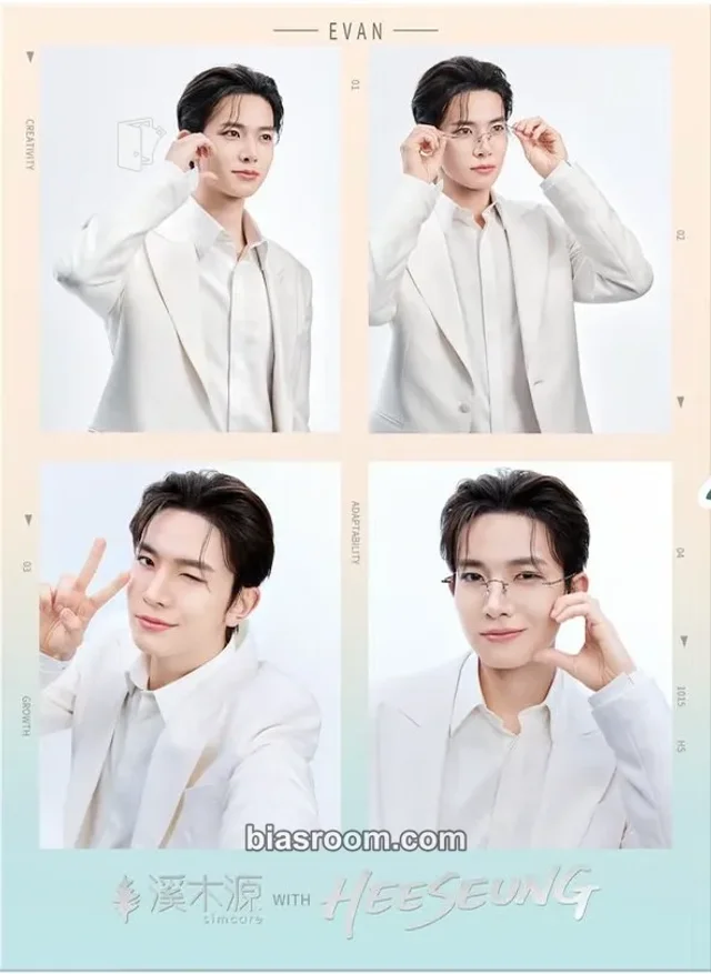 EVAN - Heeseung - SIMCARE X EVAN Other china 4 cut photo