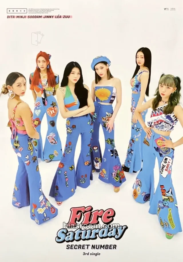 Secret Number - Fire Saturday Album poster