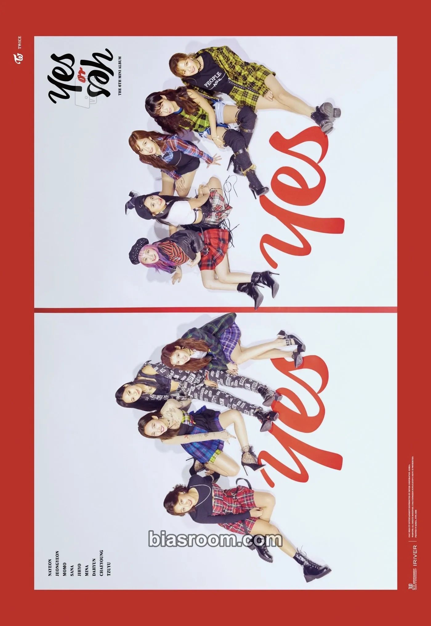 YES or YES Photocard - TWICE - TWICE K-pop photocard