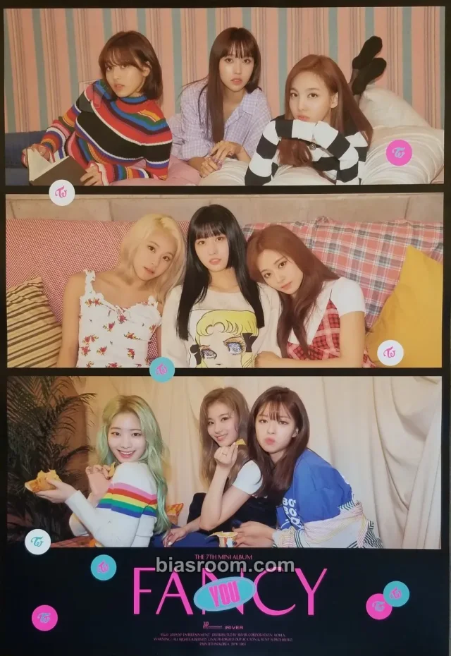 TWICE - FANCY YOU Album poster album inclusion pob (pre-order benefit)