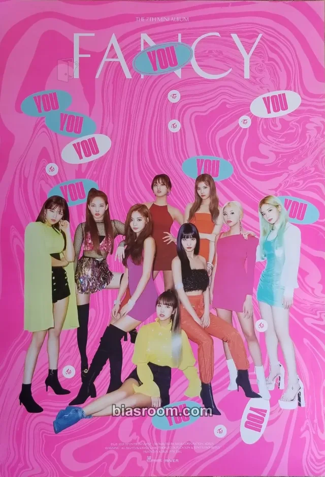 TWICE - YES or YES Album poster album inclusion pob (pre-order benefit)