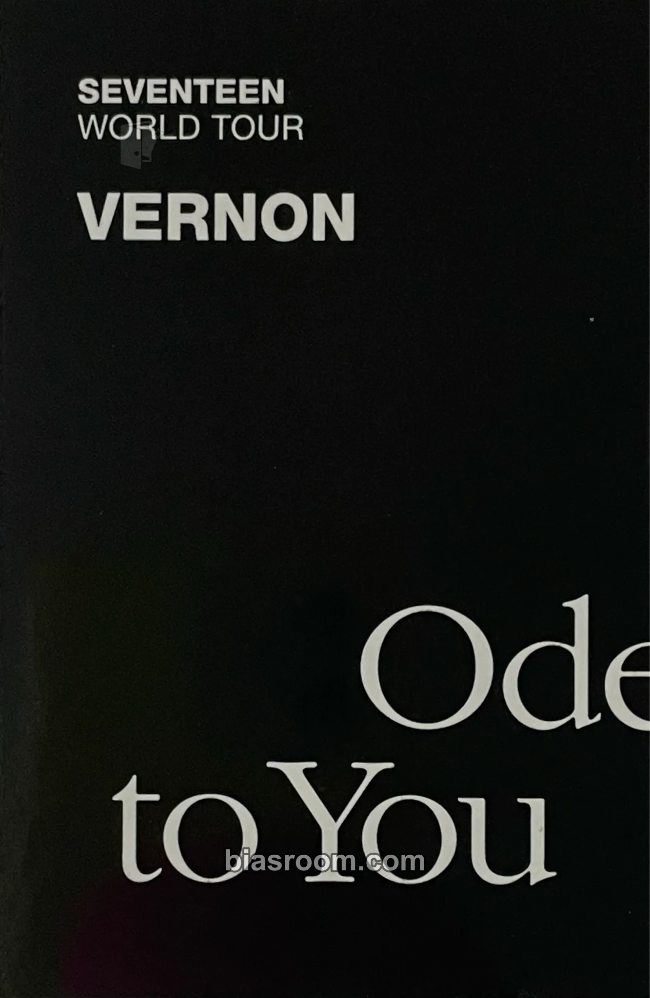 Vernon [ODE TO YOU] TOUR Photocard - SEVENTEEN | Bias Room