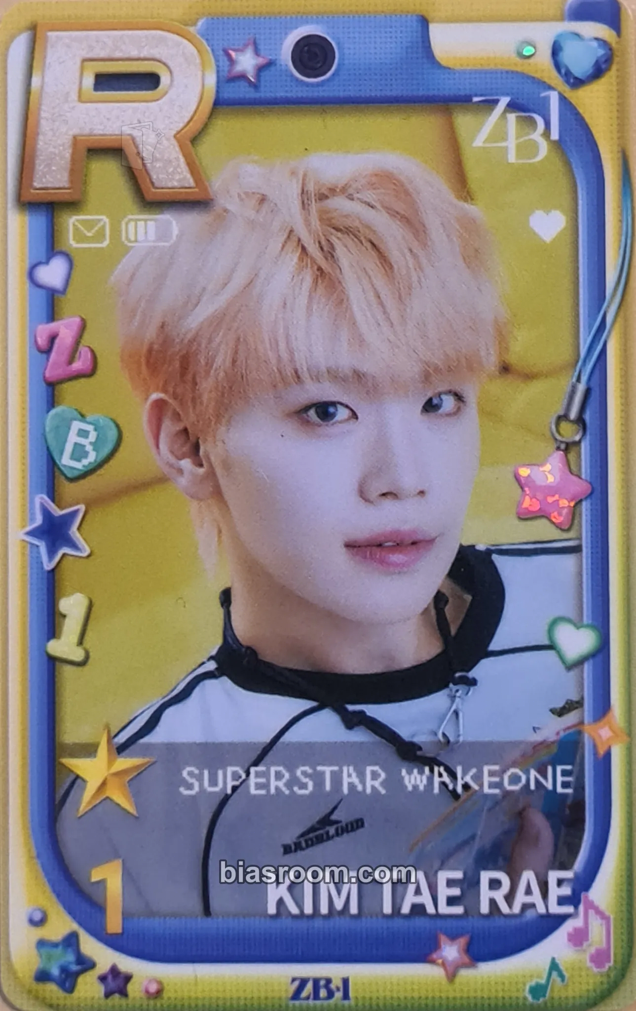 Taerae Superstar Wakeone Photocard - ZEROBASEONE - ZEROBASEONE K-pop photocard