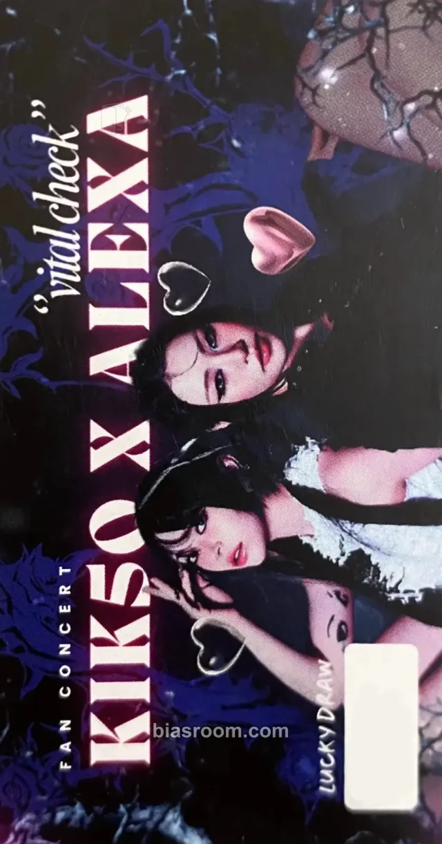 Kik5o x AleXa - Kik5o x AleXa “Vital Check” fan concerts Event ticket lucky draw (LD)