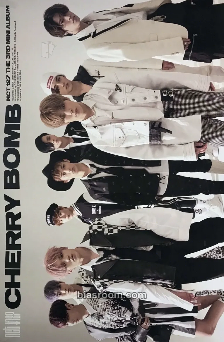 Cherry Bomb Photocard - NCT 127 - NCT 127 K-pop photocard