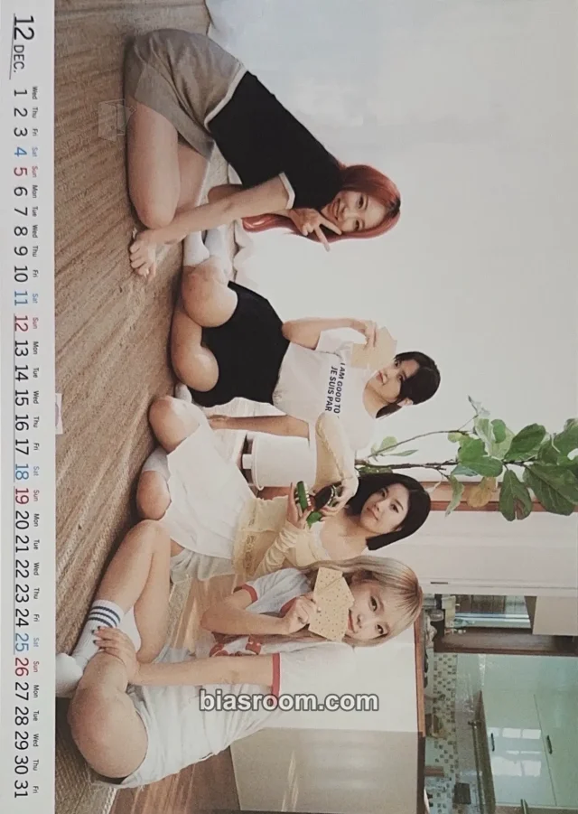 IZ*ONE - Nako & Minju & Hitomi - 1st JAPAN PHOTO BOX “SPECIAL SURPR*IZ” Other desk calendar double-sided