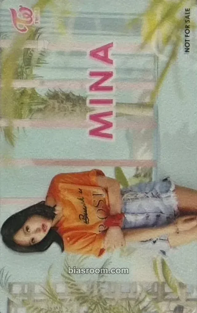 TWICE - Mina - #TWICE Album transparent lottery