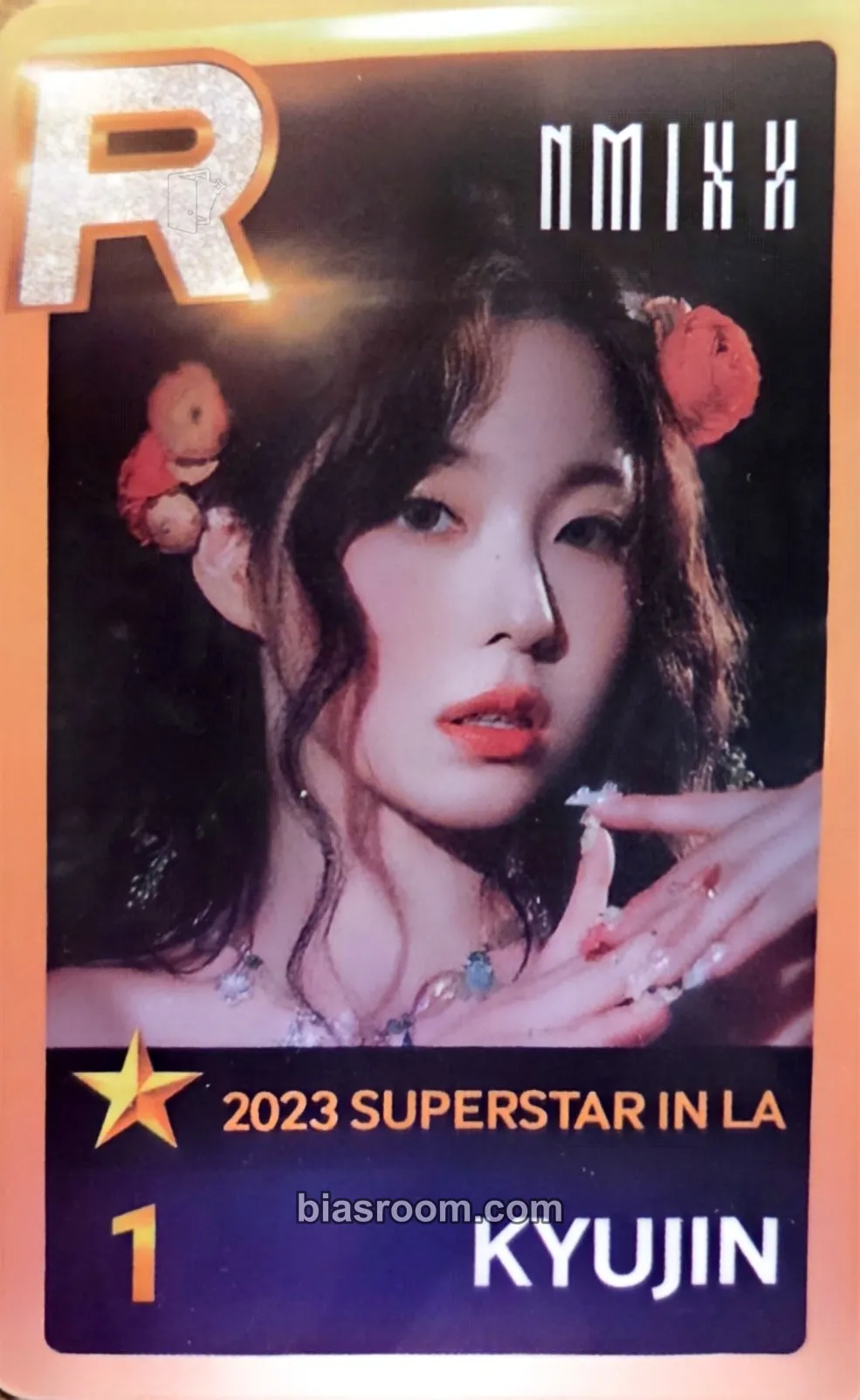 Kyujin SuperStar Events Photocard - NMIXX - NMIXX K-pop photocard