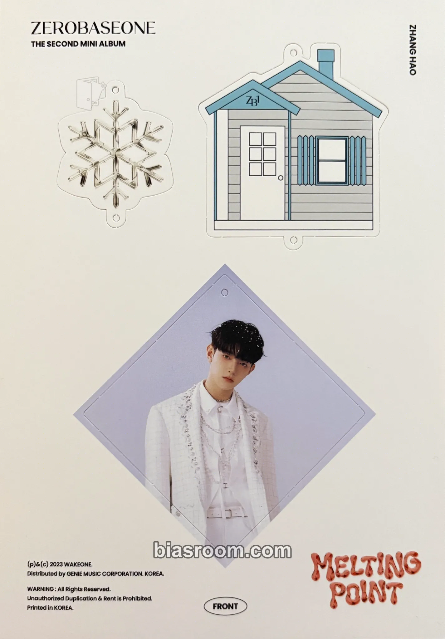 Hao Melting Point Photocard - ZEROBASEONE - ZEROBASEONE K-pop photocard