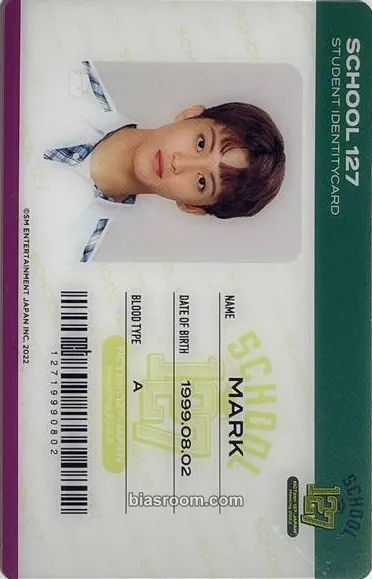 Mark School 127 - Japan Meeting 2022 Photocard - NCT 127 - NCT 127 K-pop photocard