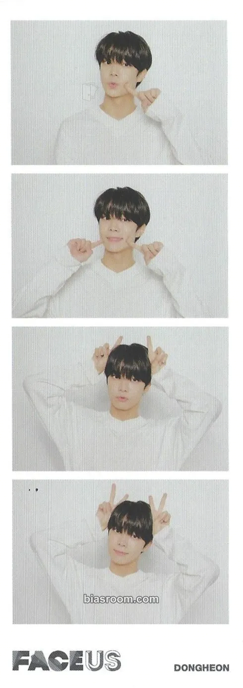 Dongheon FACE US Photocard - VERIVERY - VERIVERY K-pop photocard