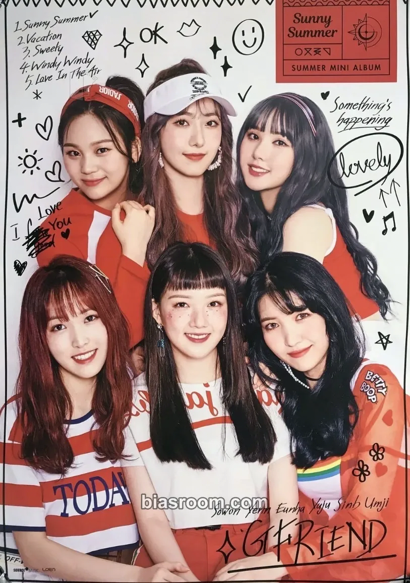 Sunny Summer Photocard - GFRIEND - GFRIEND K-pop photocard