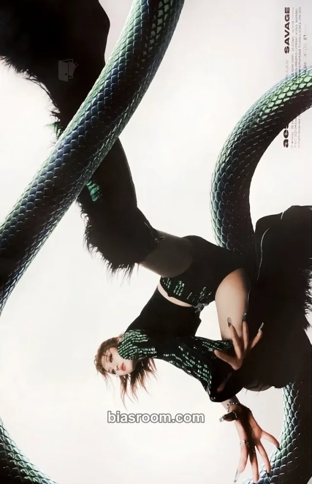 aespa - Ningning - Savage Album poster album inclusion hallucination quest version