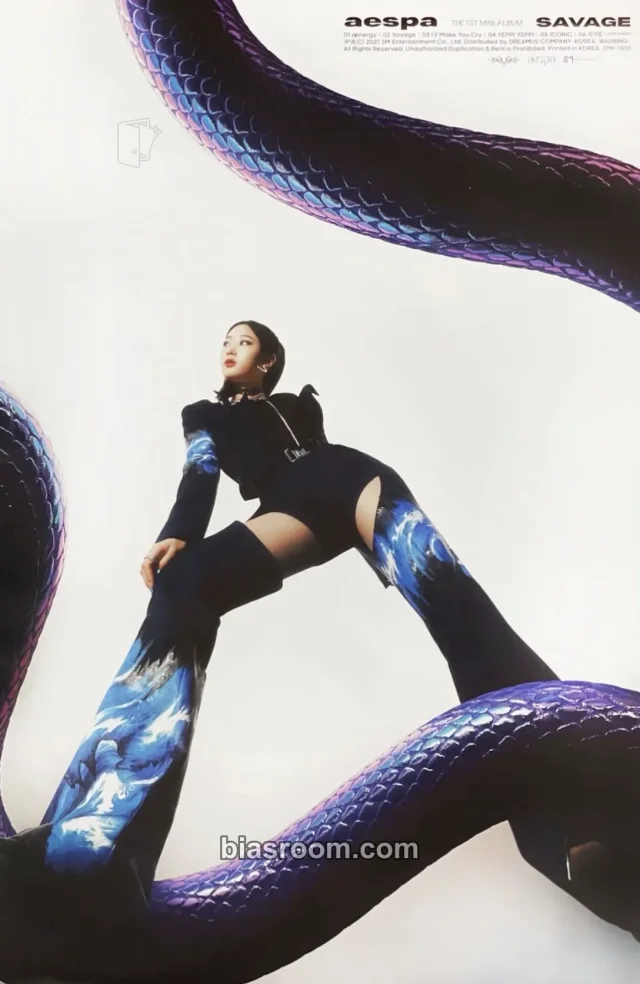 aespa - Giselle - Savage Album poster album inclusion hallucination quest version