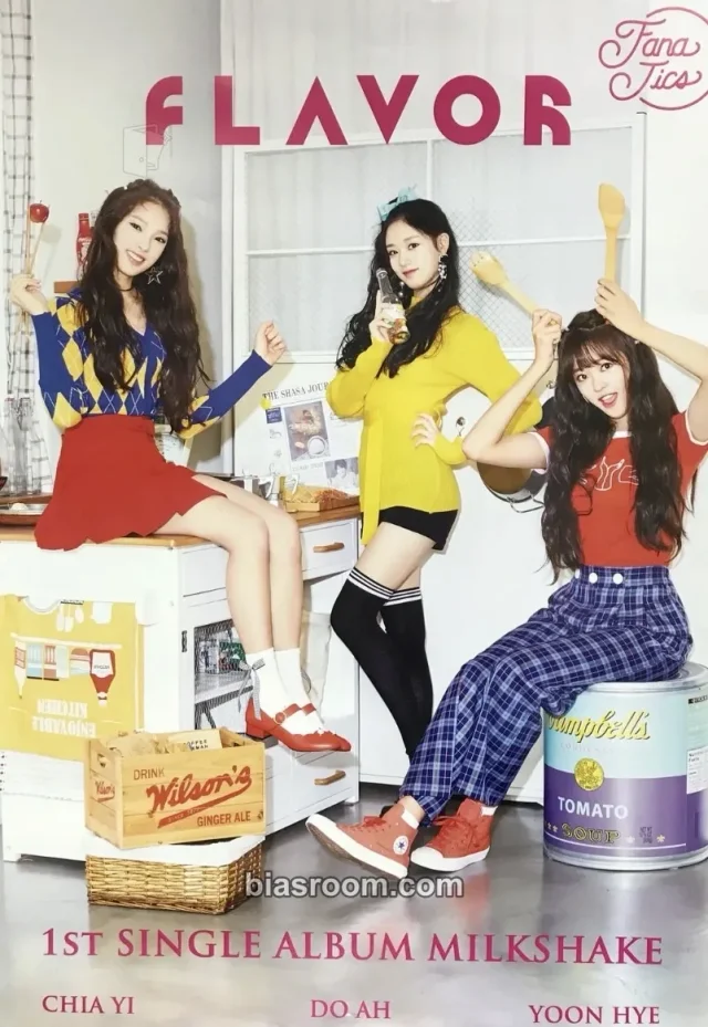 FANATICS - Doah & Chiayi & Yoonhye - Milkshake Album poster