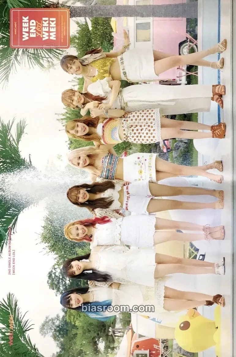 WEEK END LOL Photocard - Weki Meki - Weki Meki K-pop photocard