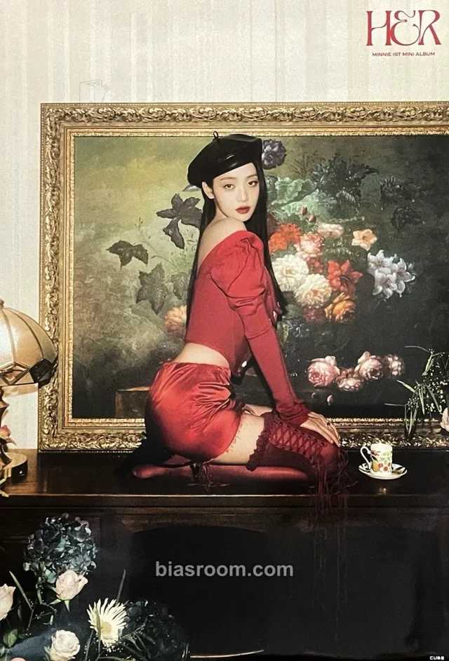 i-dle - Minnie - HER Album poster pob (pre-order benefit) 2035C version supplemental solo album