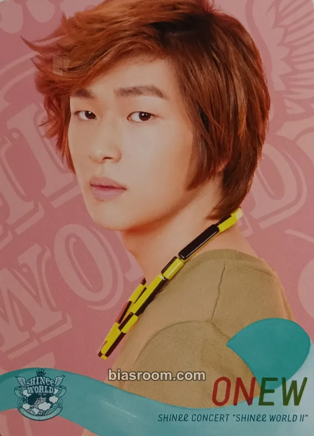 SHINee - Onew - SHINee WORLD II Event trading card tour merch