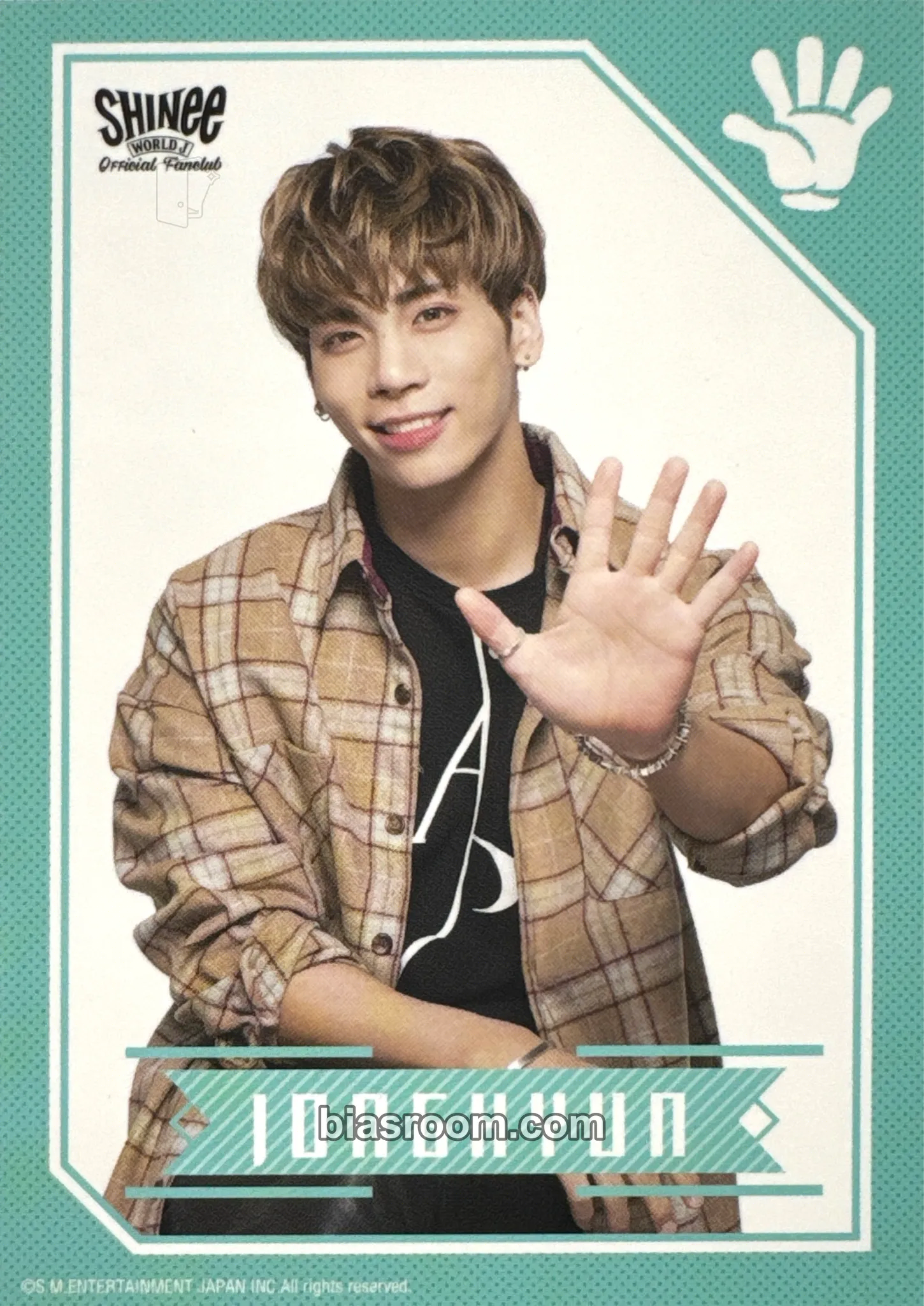 Jonghyun SHINee WORLD 2017~FIVE~ Photocard - SHINee - SHINee K-pop photocard
