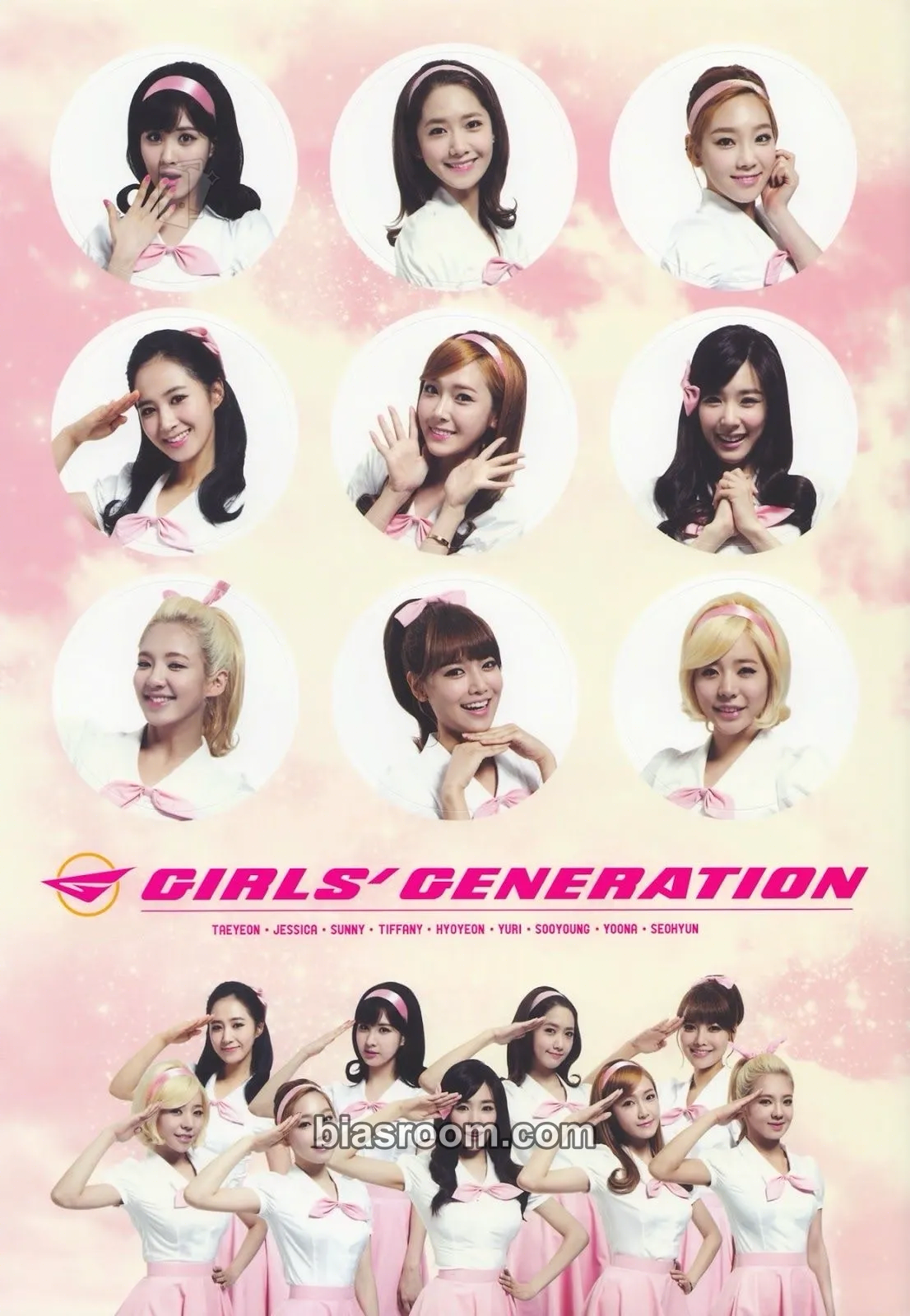 Girls & Peace World Tour Photocard - Girls' Generation - Girls' Generation K-pop photocard