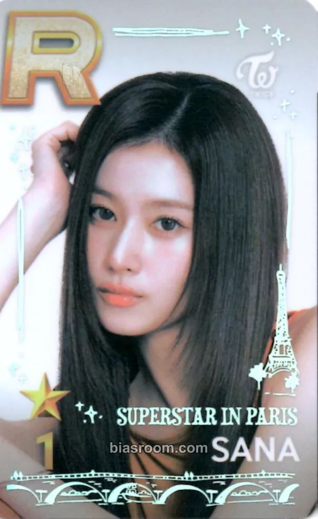 Sana TWICE x SuperStar JYPNATION Photocard - TWICE - TWICE K-pop photocard