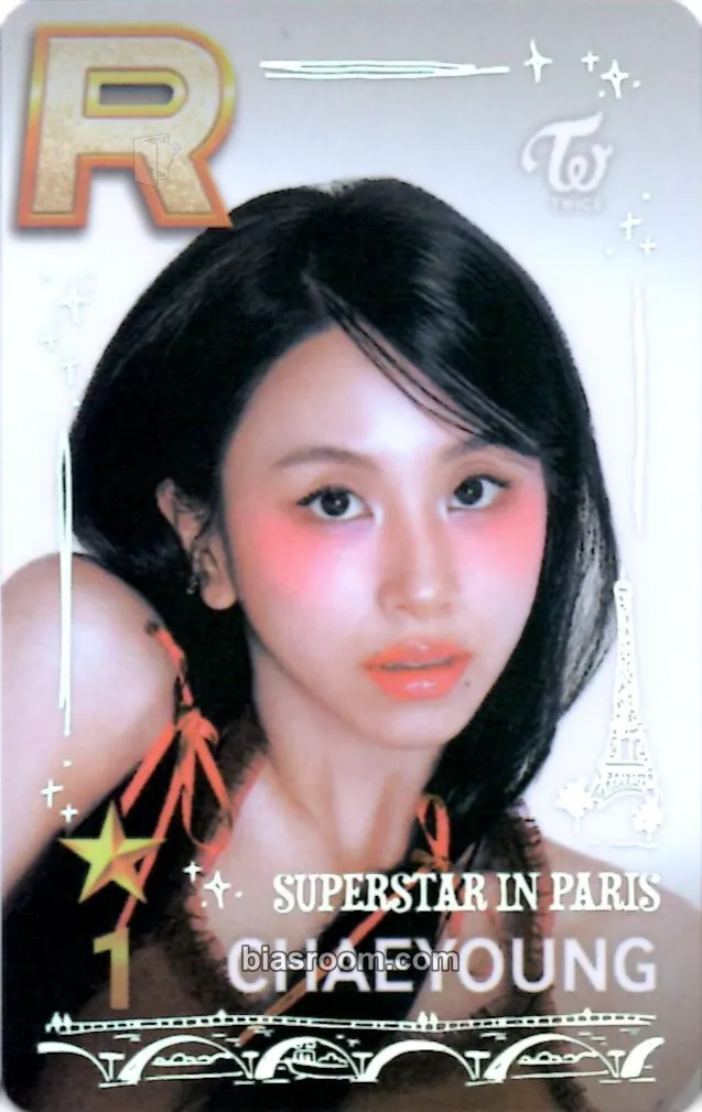 Chaeyoung TWICE x SuperStar JYPNATION Photocard - TWICE - TWICE K-pop photocard