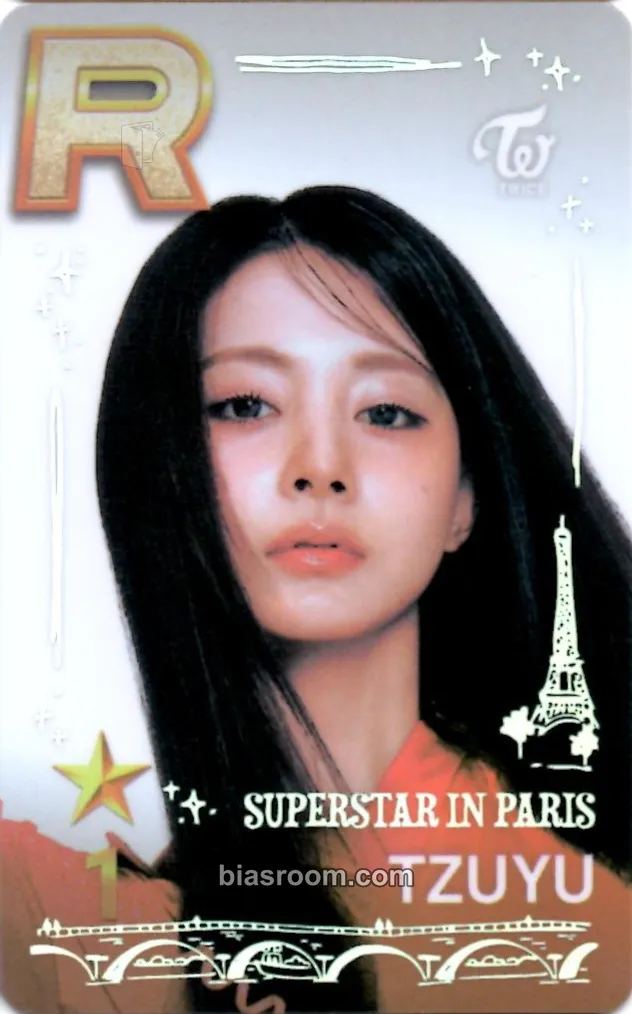 Tzuyu TWICE x SuperStar JYPNATION Photocard - TWICE - TWICE K-pop photocard