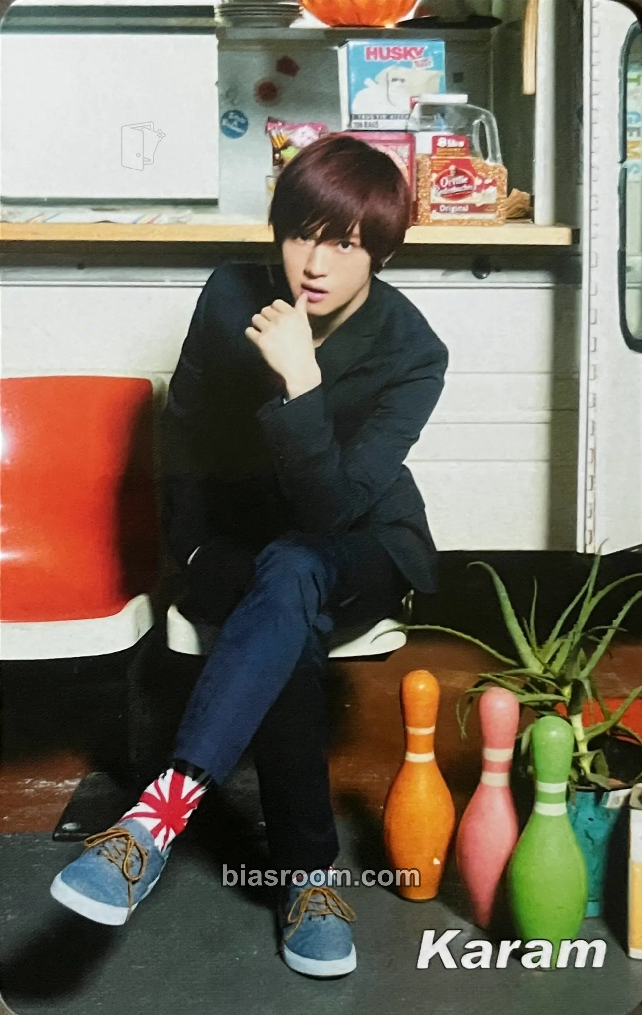 Karam Special Live - BLACK&WHITE Photocard - The Boss - The Boss K-pop photocard