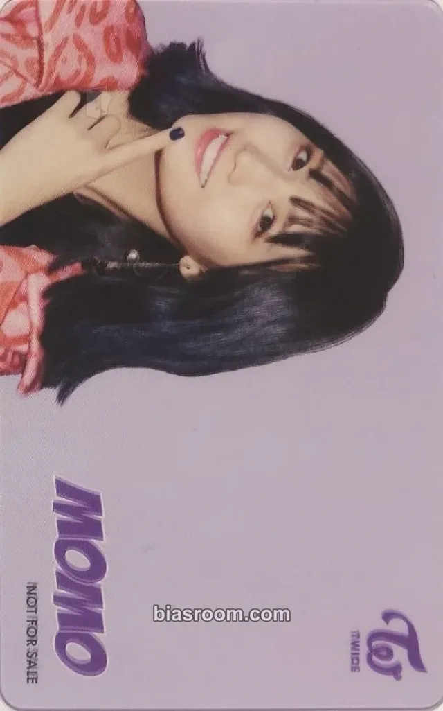 Momo TWICE One More Time K-pop photocard
