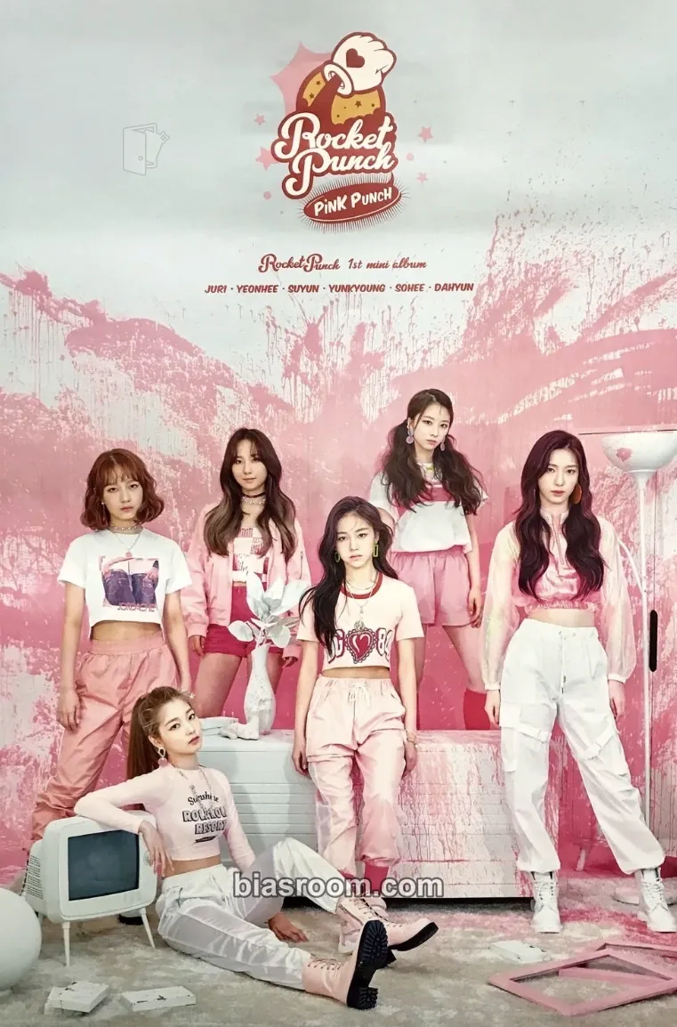 Pink Punch Photocard - Rocket Punch - Rocket Punch K-pop photocard